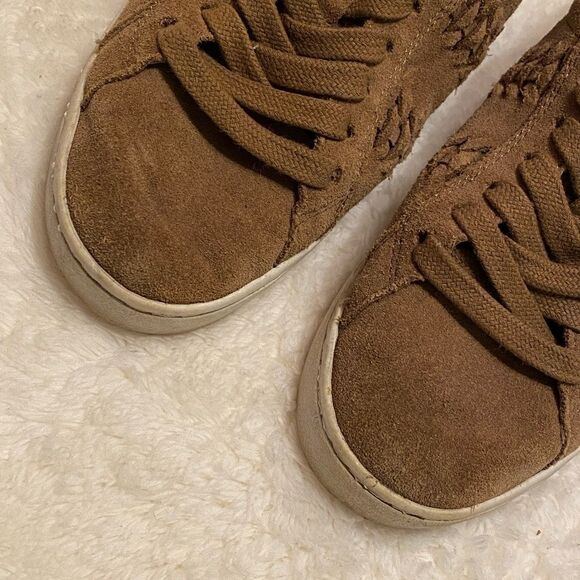 Michael Kors Men's Authentic Leather Suede Casual Sneakers - Picture 3 of 5